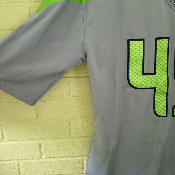 Seattle Seahawks Women's Jersey size 2XL (XXL) Gray #49 Griffin Nike On Field A1 - Picture 9 of 12